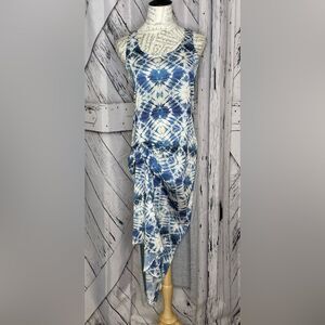 KIIND OF Dress Tie Dye Asymmetrical M